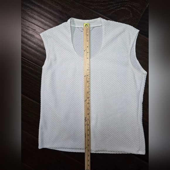 Tanjay Womens Textured Sleeveless Tank Size Small - Picture 3 of 6